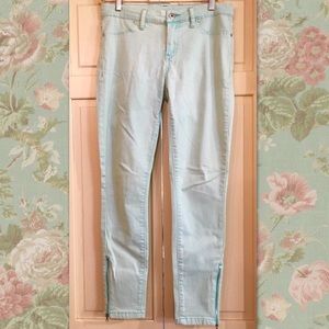 [NYC Blank] Mint Green Stretch Skinny Jeans Sz 28